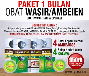 Obat Ambeien Ambejoss Paket 4