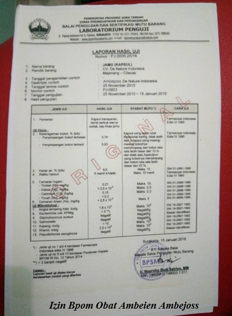 Izin Bpom Obat Ambeien Ambejoss Izin Bpom Obat Ambeien Ambejoss