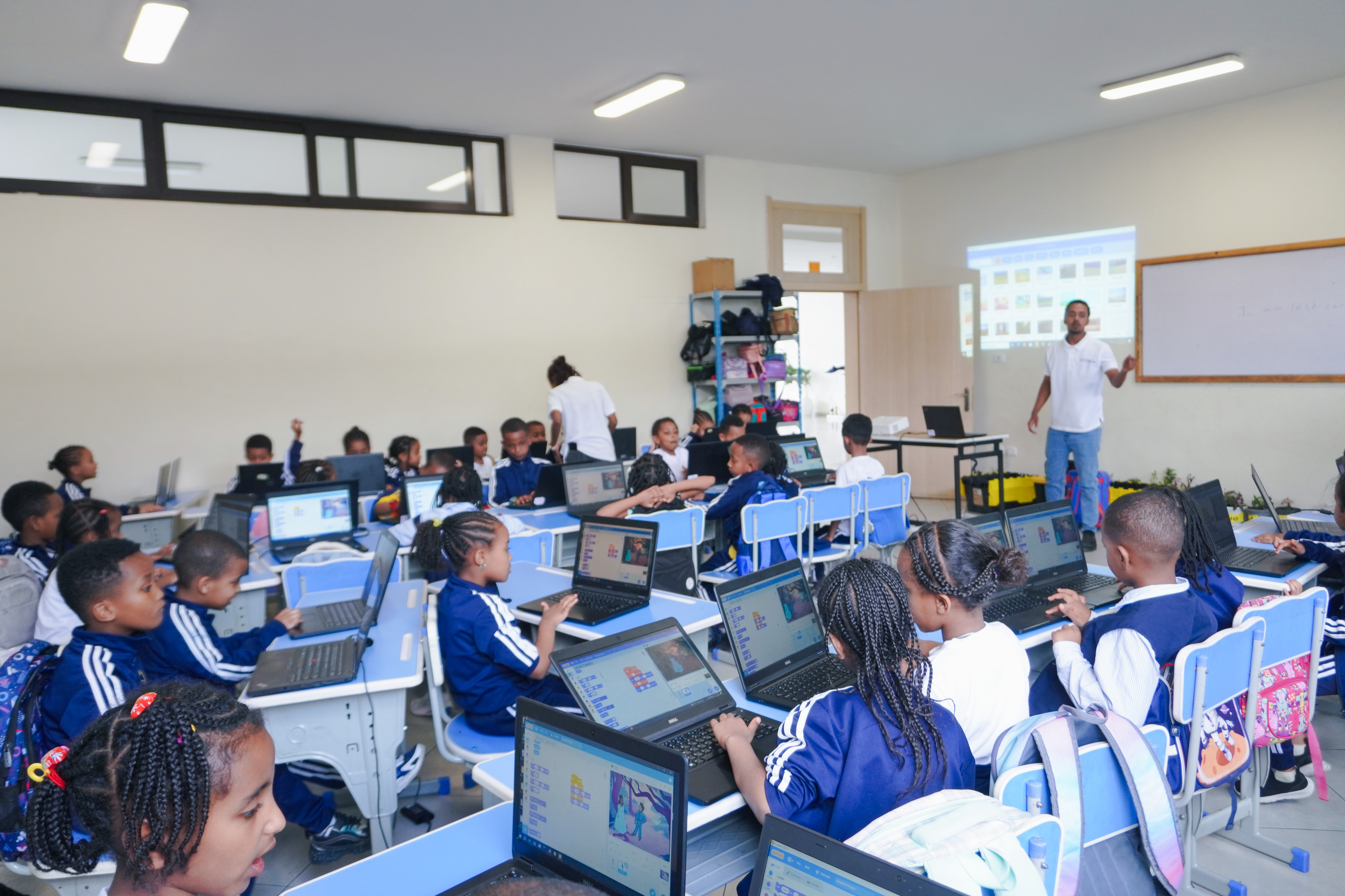 Students learning STEM at our centers