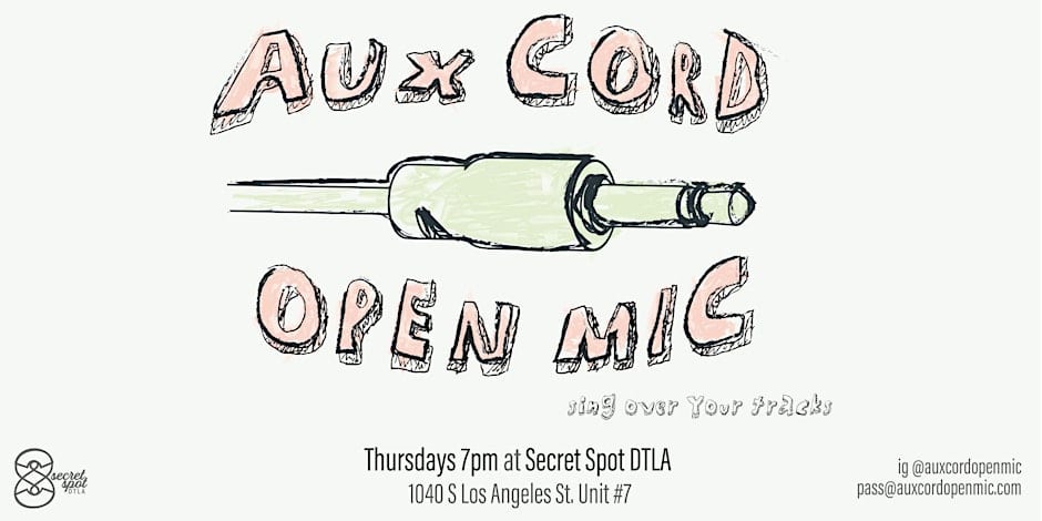 Weekly Aux Cord Open Mic