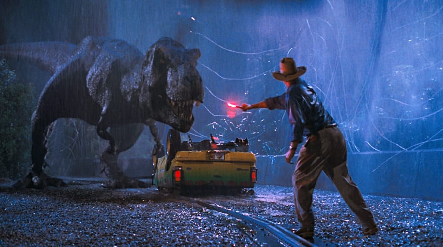 Jurassic world indominus rex escape scene discount