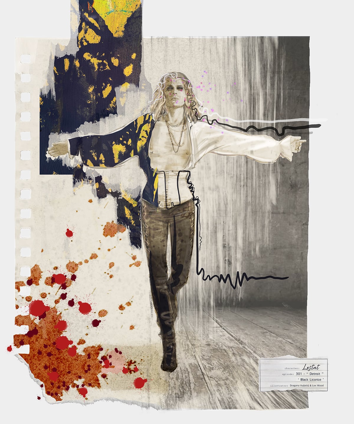 A sketch of the Vampire Lestat by Lex Wood