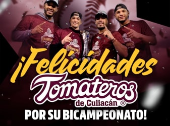 Bicampeones Béisbol de LAMP 2020-21.