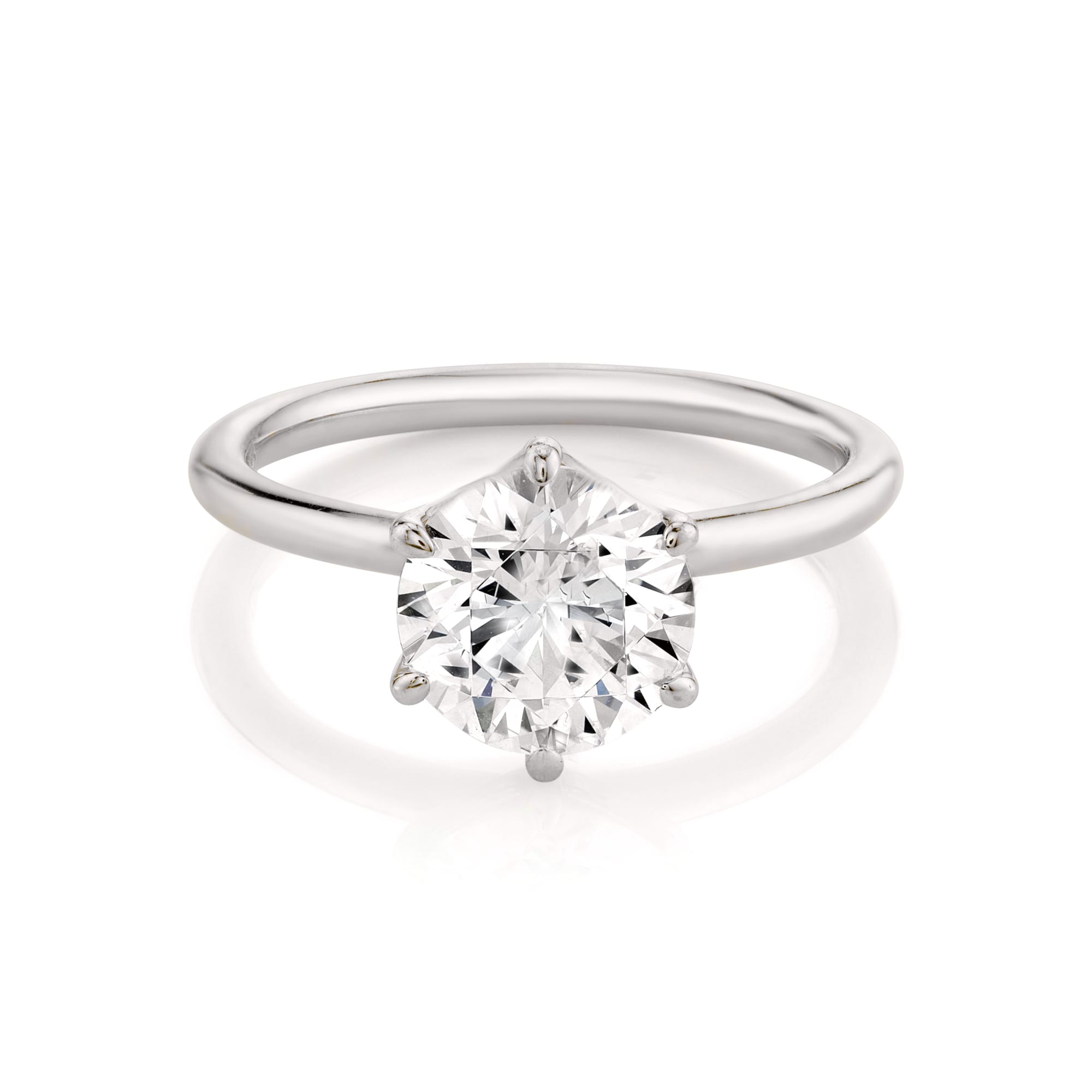 Round Diamond Solitaire Engagement Ring
