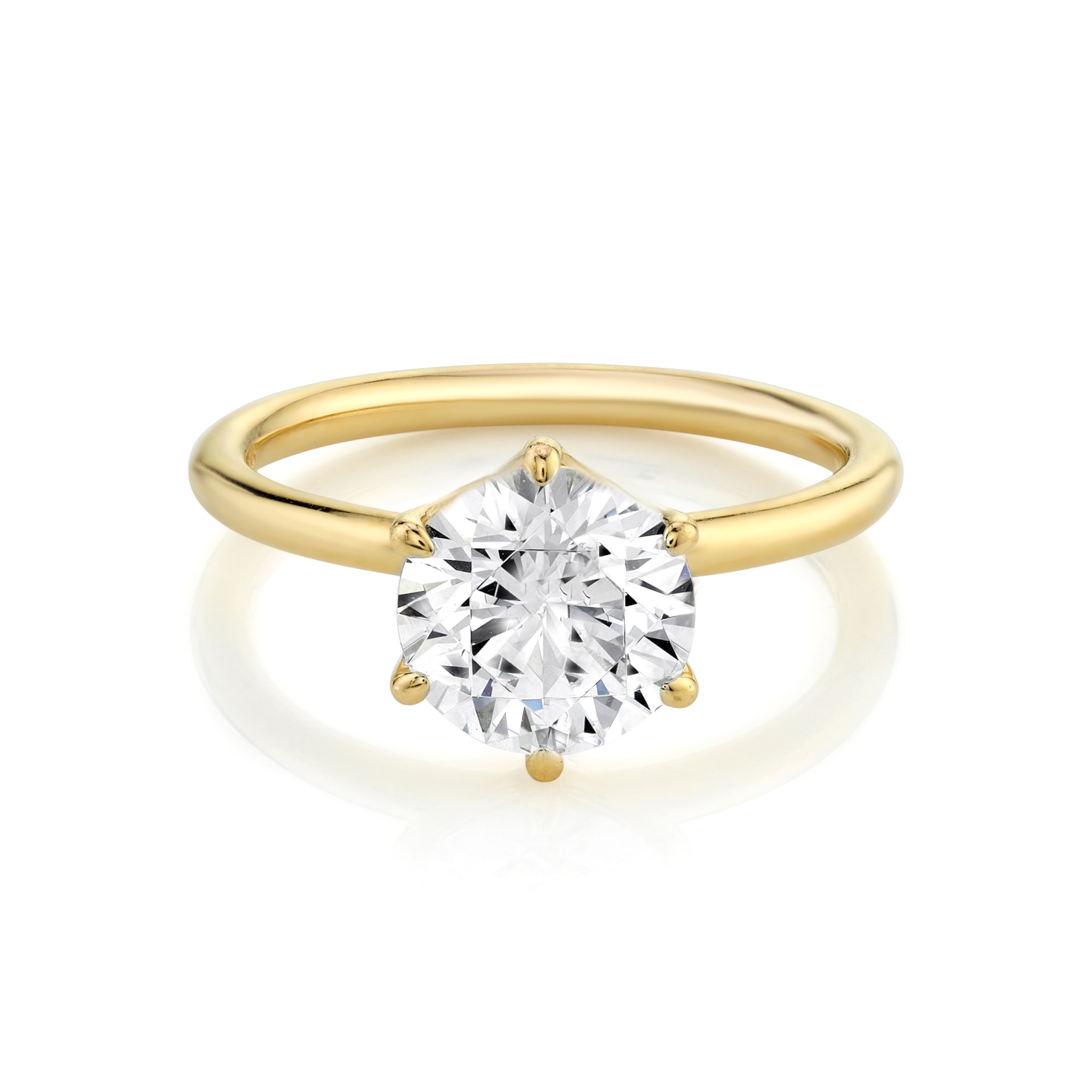 Round Diamond Solitaire Engagement Ring