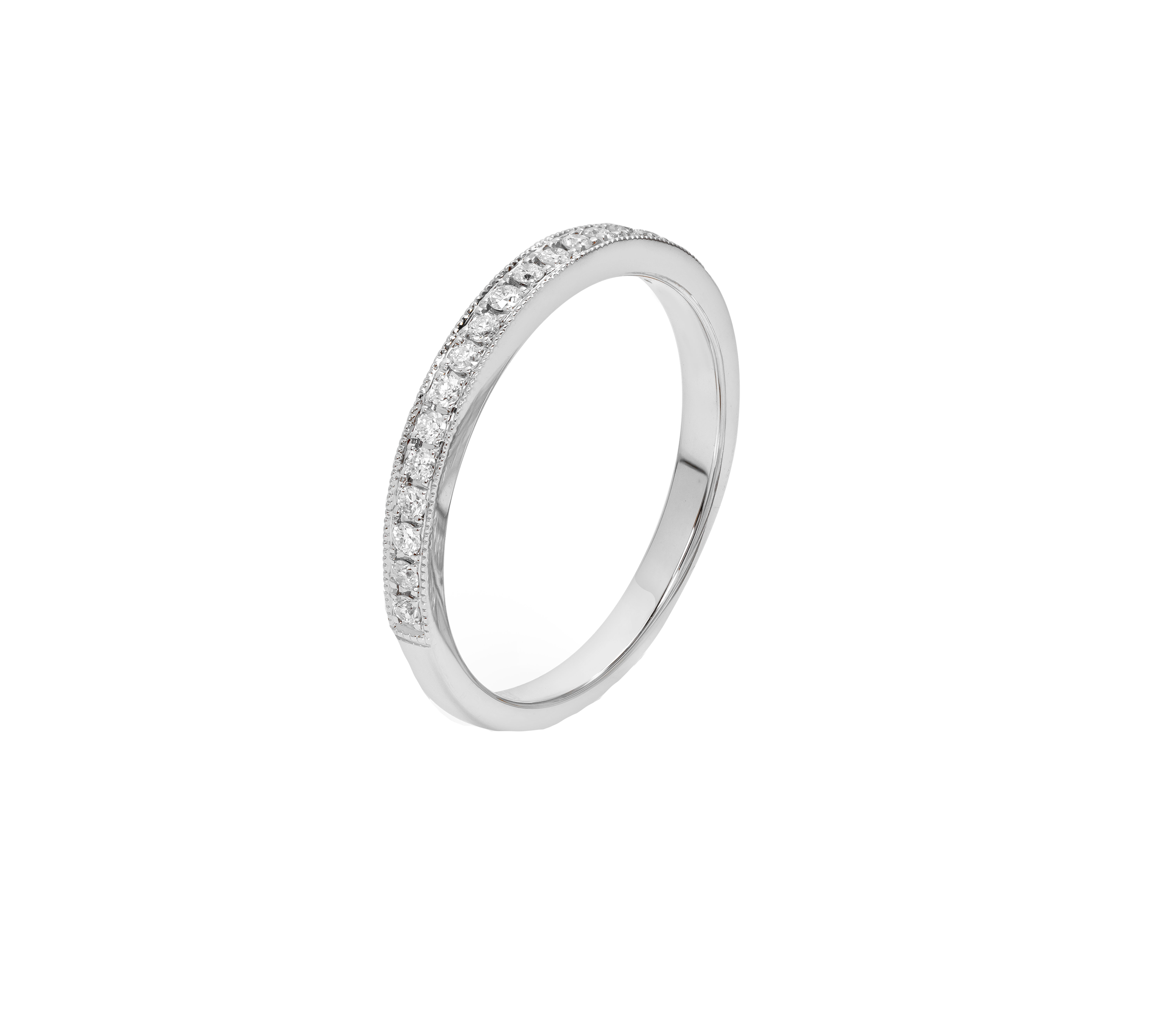 Eternity Half White Gold Ring