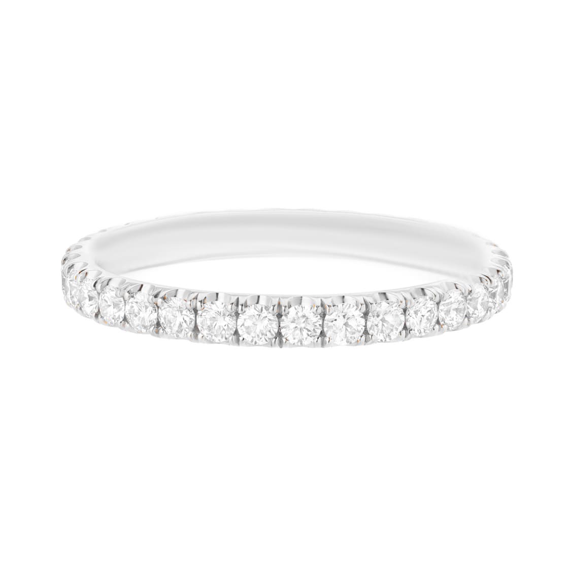 Eternity Full Band White Gold
