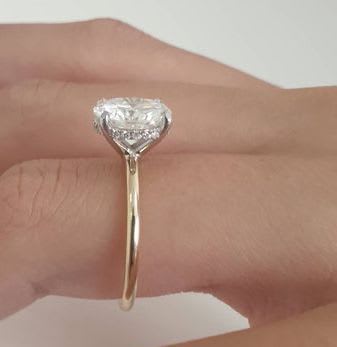 Round Diamond Solitaire Engagement Ring - Image 4