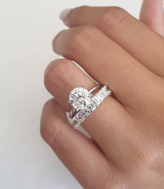 Round Diamond Solitaire Engagement Ring - Image 5