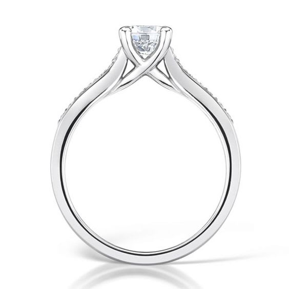 Round Diamond Solitaire Engagement Ring - Image 6