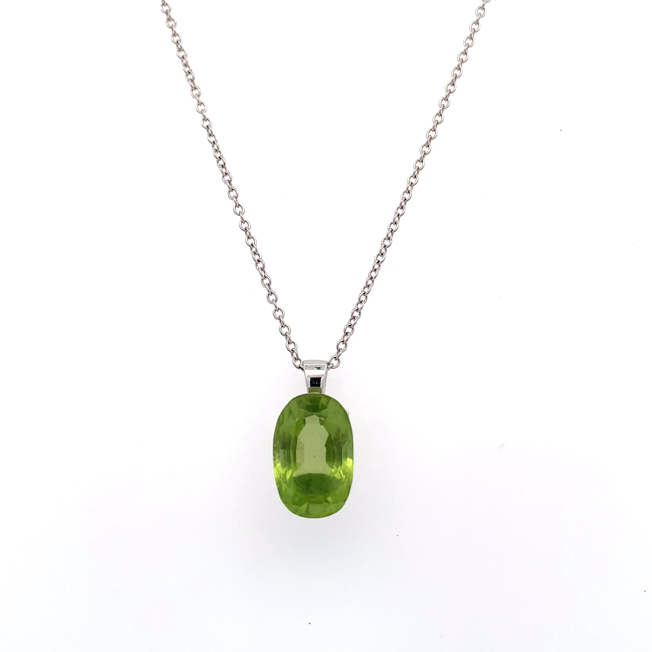 green peridot large pendant