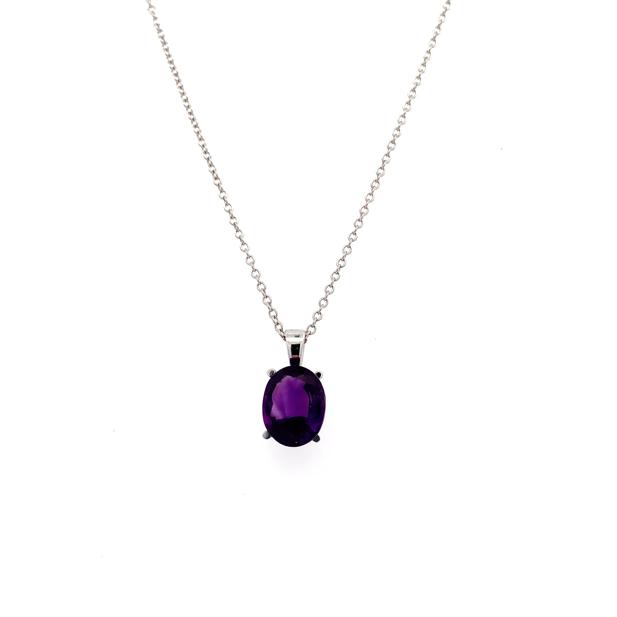 purple amethyst pendant