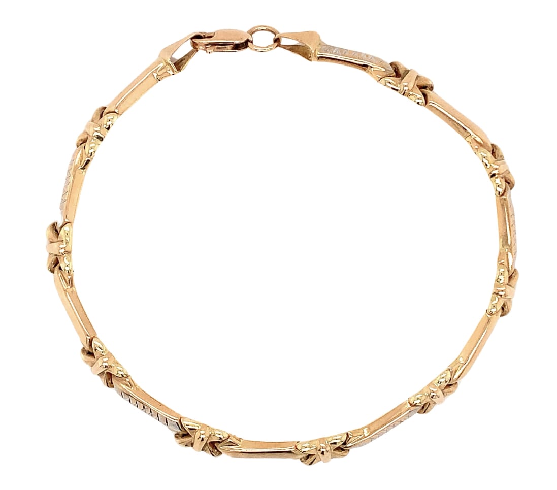 14k Yellow gold chunky chain bracelet