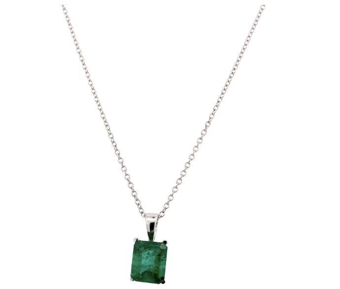 colombian emerald necklace 18k gold