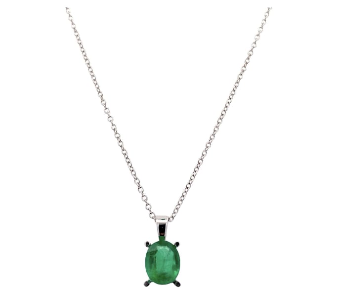 colombian emerald necklace 18k gold