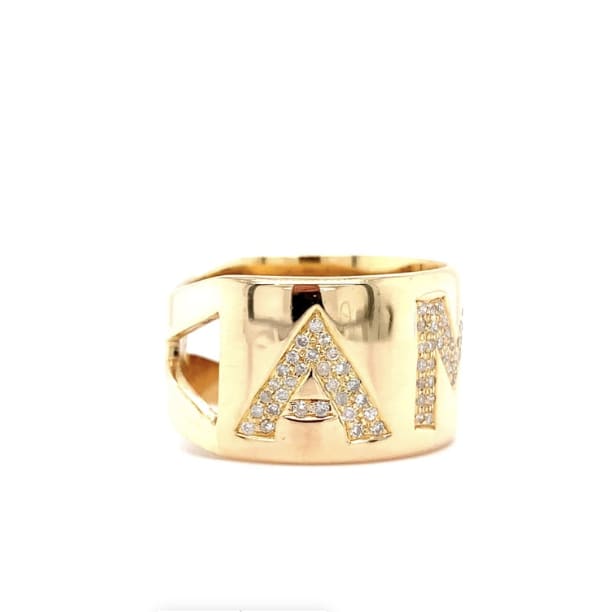 Pasquale Bruni Amore cocktail ring 18k yellow gold - Image 4