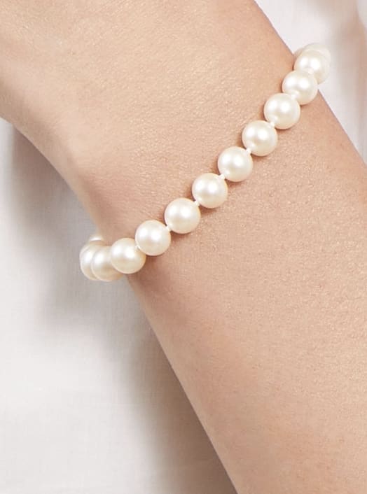 Pearl Bracelet White Gold - Image 2