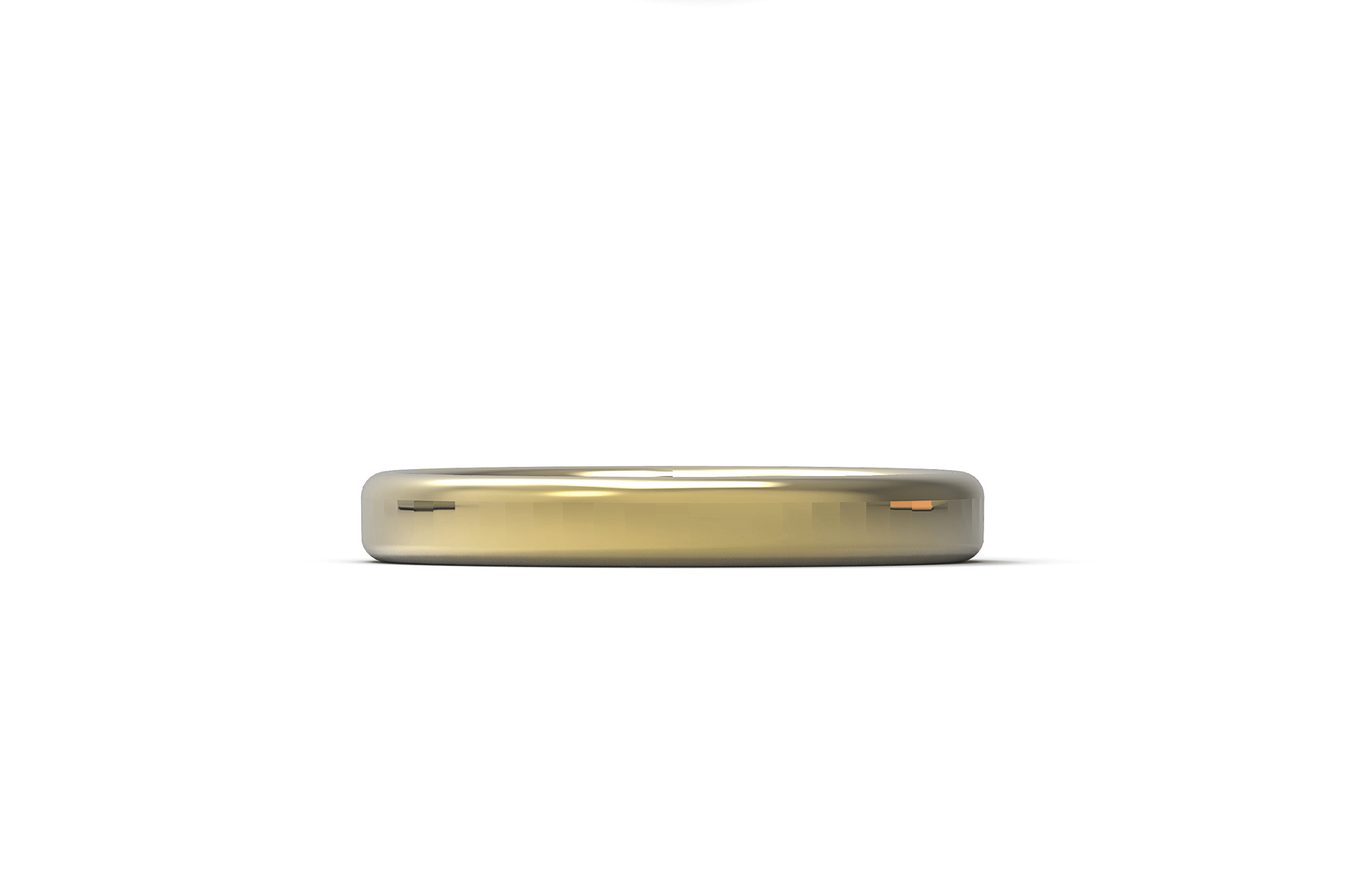 Classic 18K Yellow Gold Wedding Band 3 mm