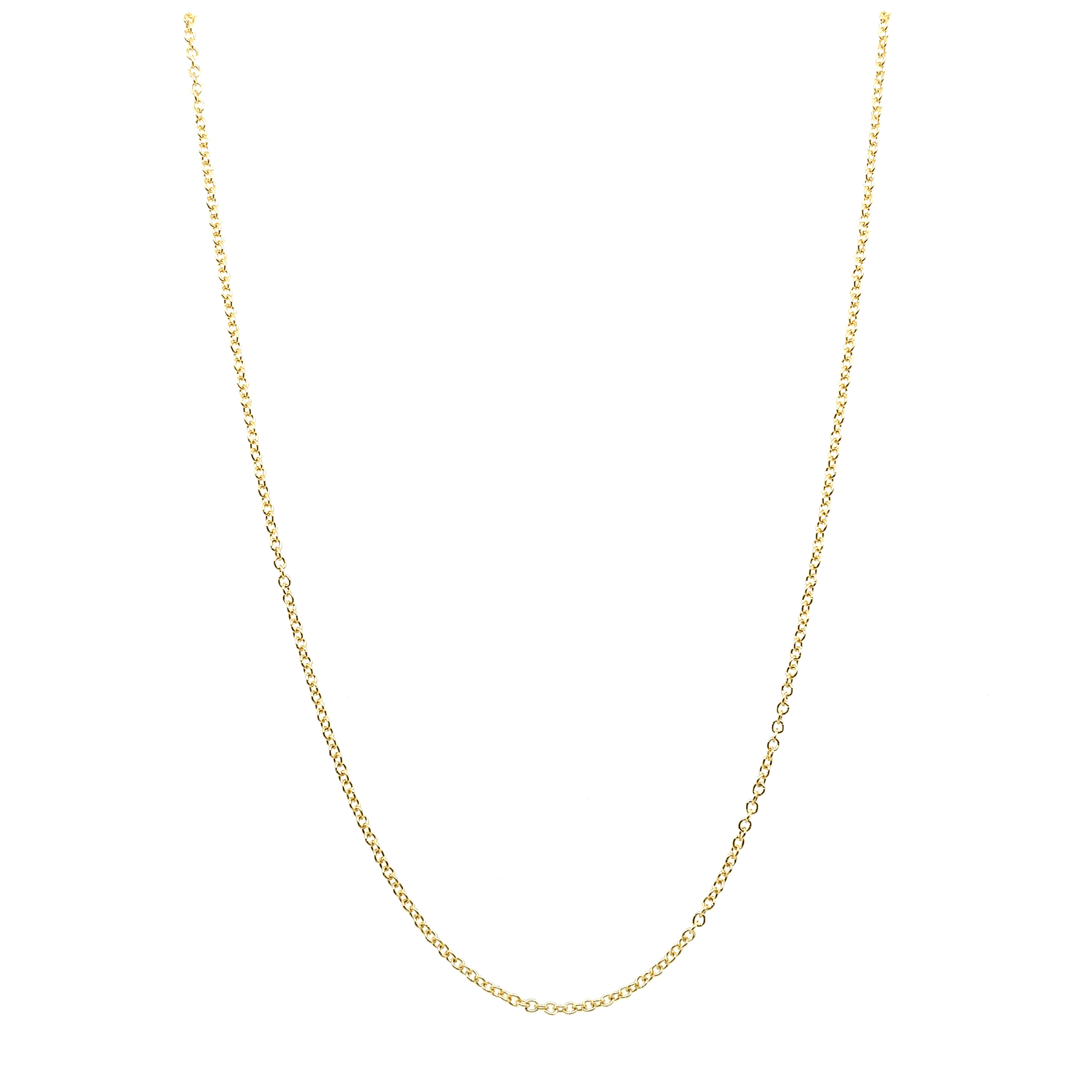 Gold cuban chain necklace