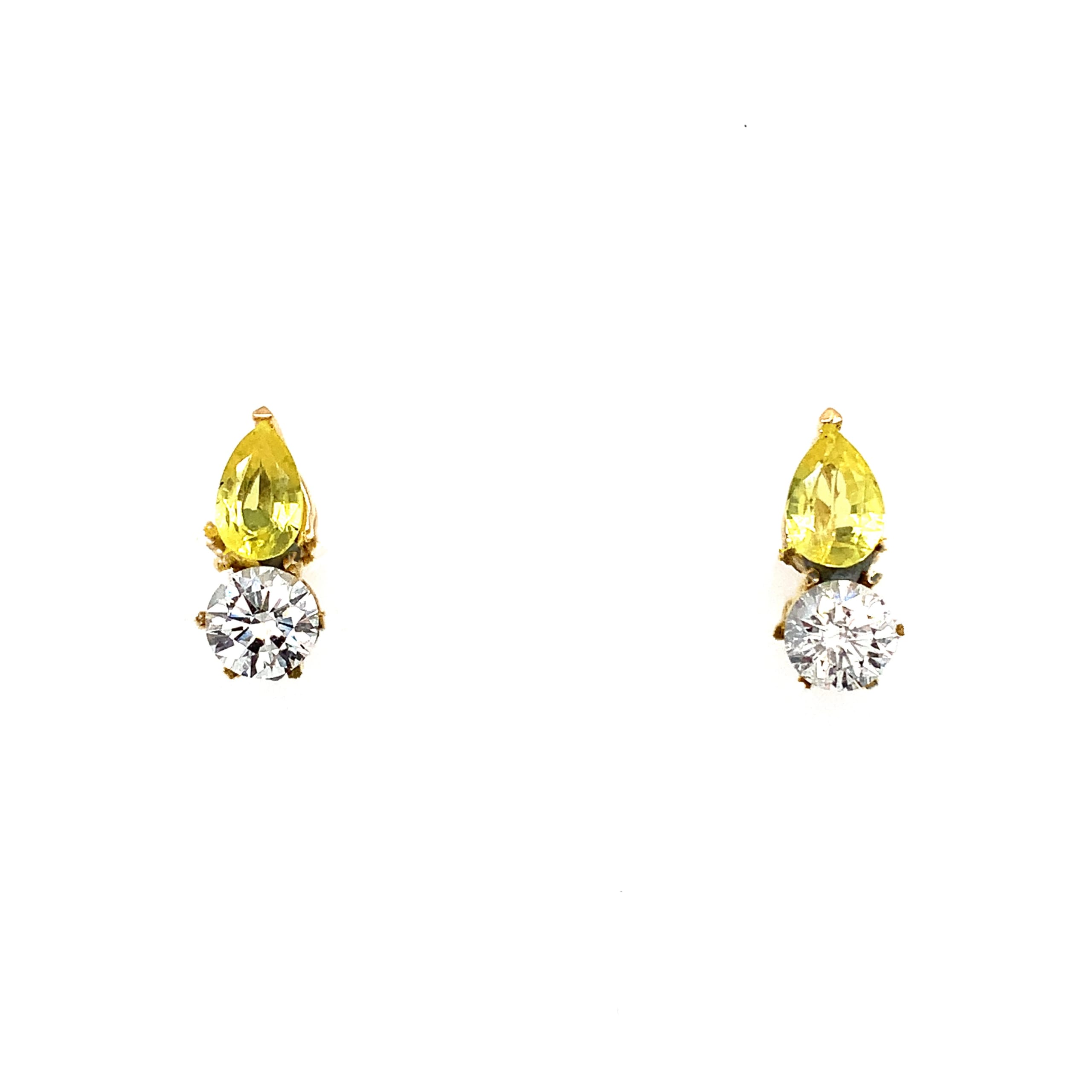 Amellas Yellow sapphire and diamond jewellery 18k yellow gold