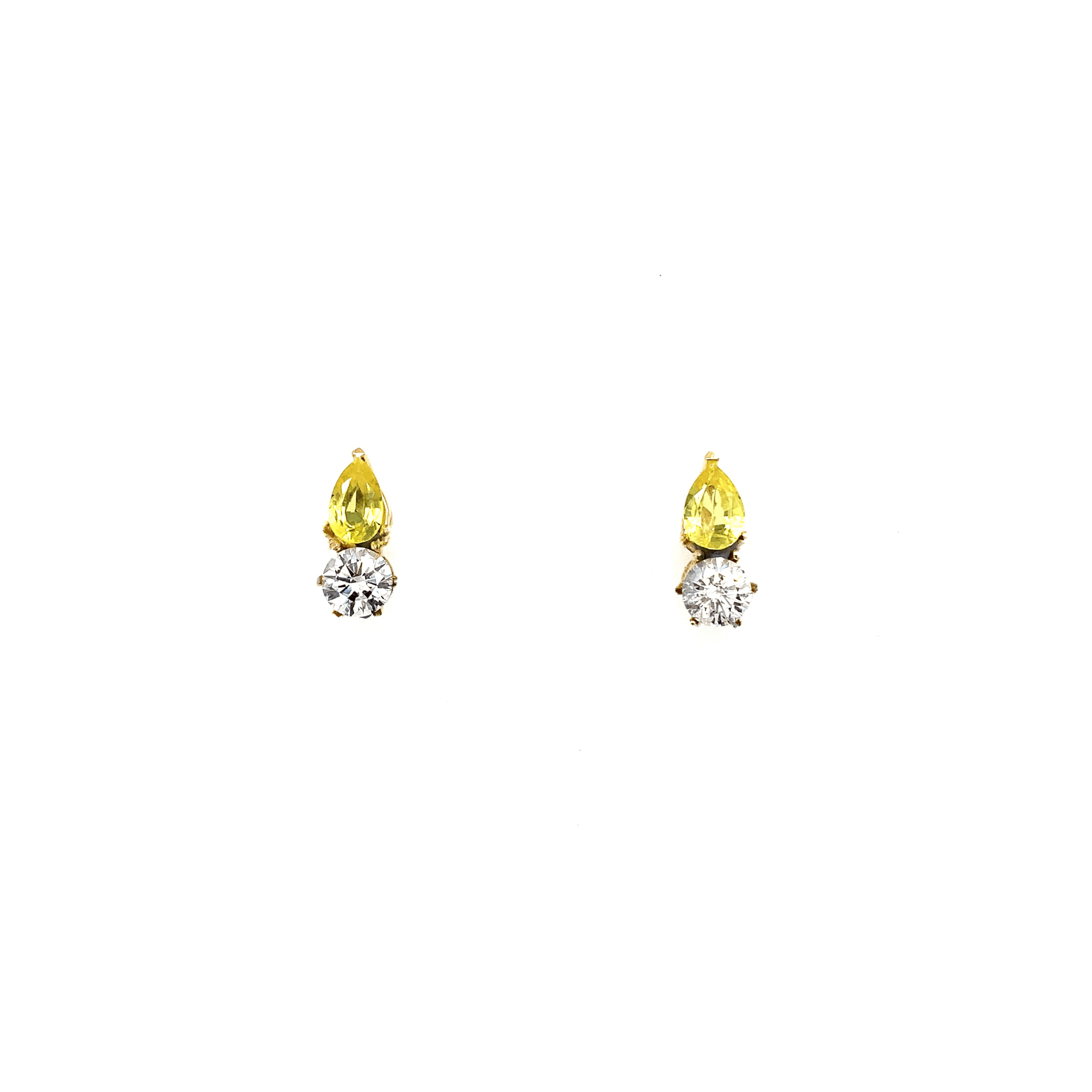 Amellas Yellow sapphire and diamond jewellery 18k yellow gold