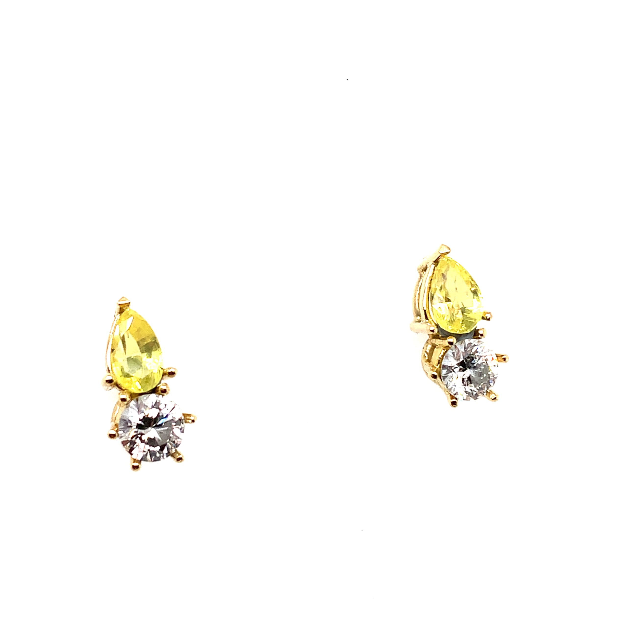 Amellas Yellow sapphire and diamond jewellery 18k yellow gold