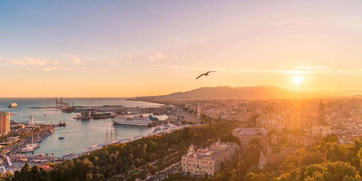 Atardecer Málaga