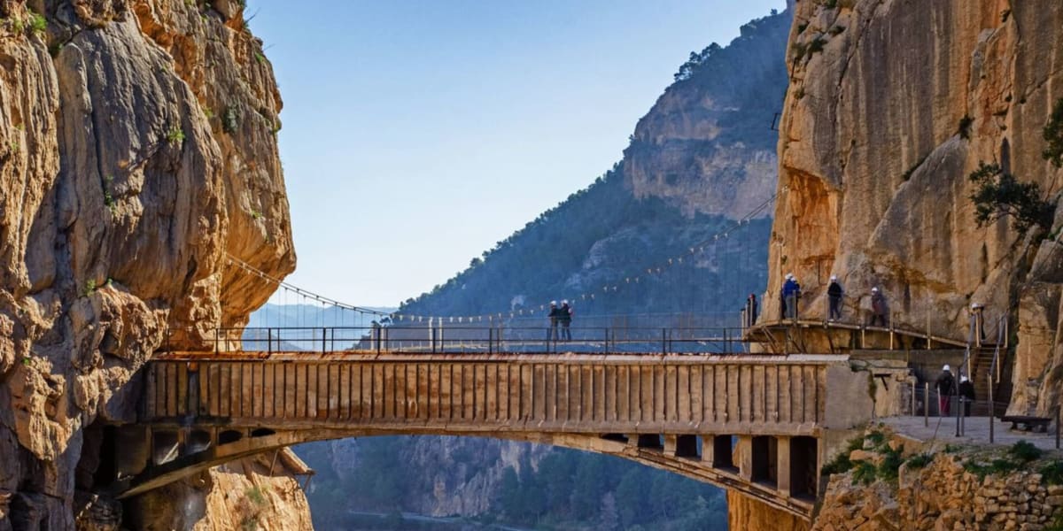 Puente colgante Caminito del Rey