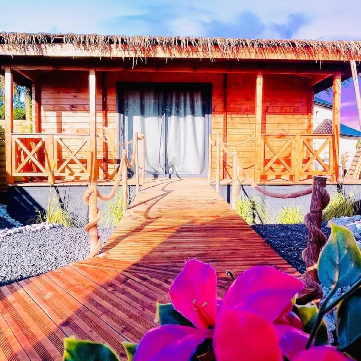 Chalet à Provin en Haut de France Chalet Tropical