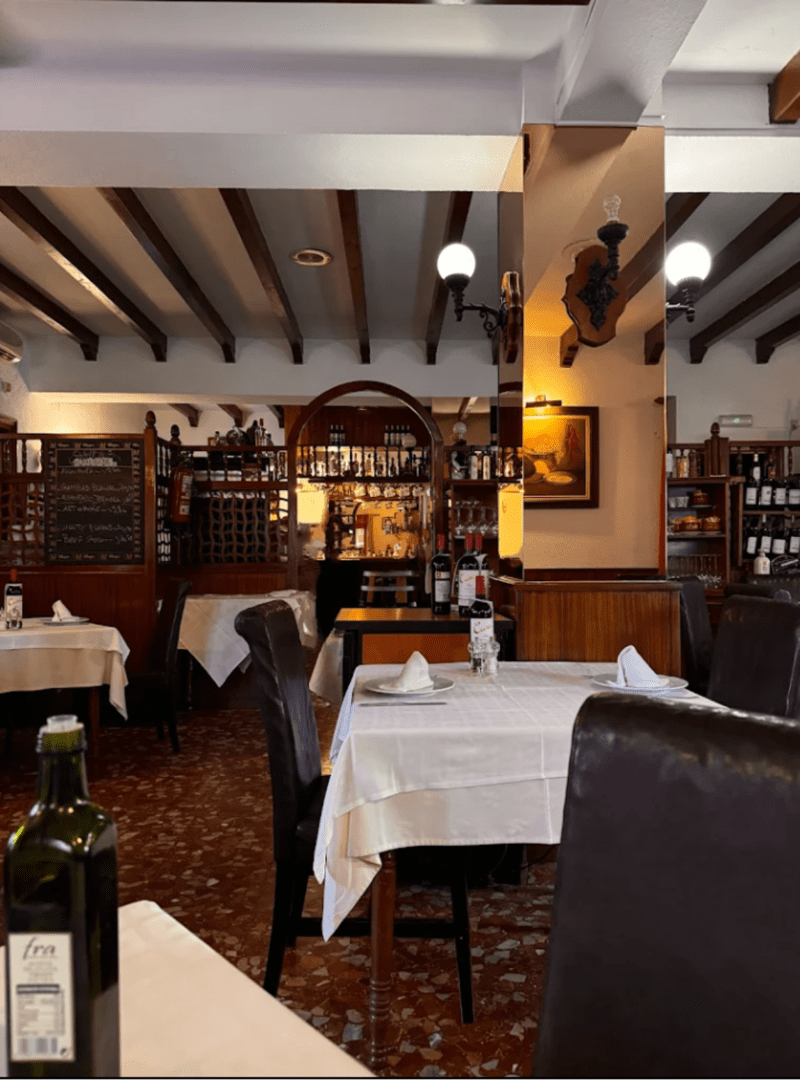 Restaurante San Rafael, cocina castellana