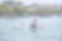 Swimming ans stand-up-paddling on lake Zurich