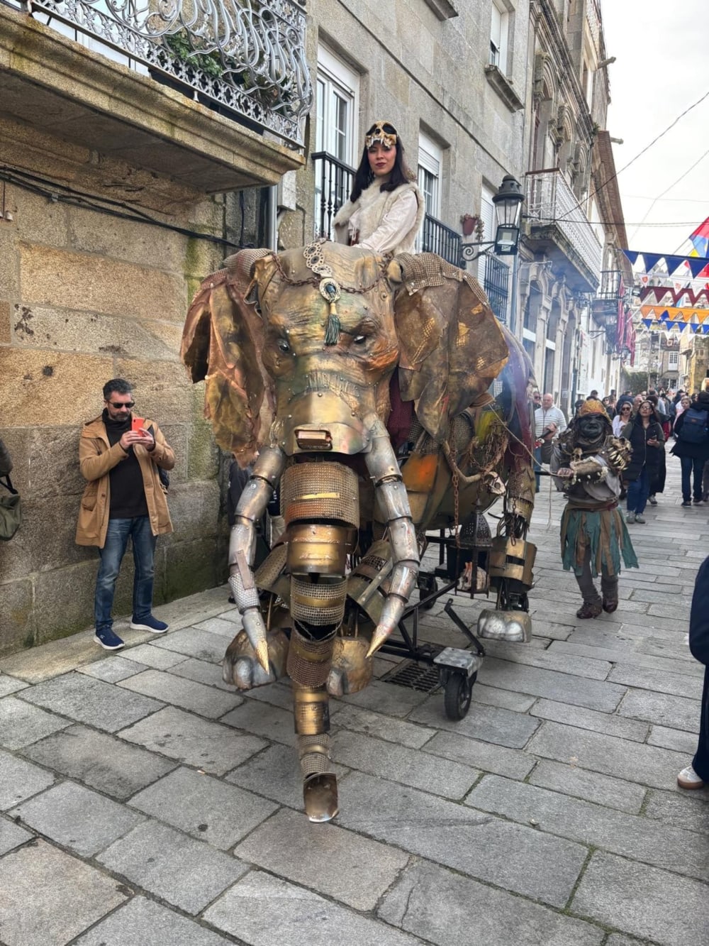 Recreación histórica de la Festa da Arribada de Baiona