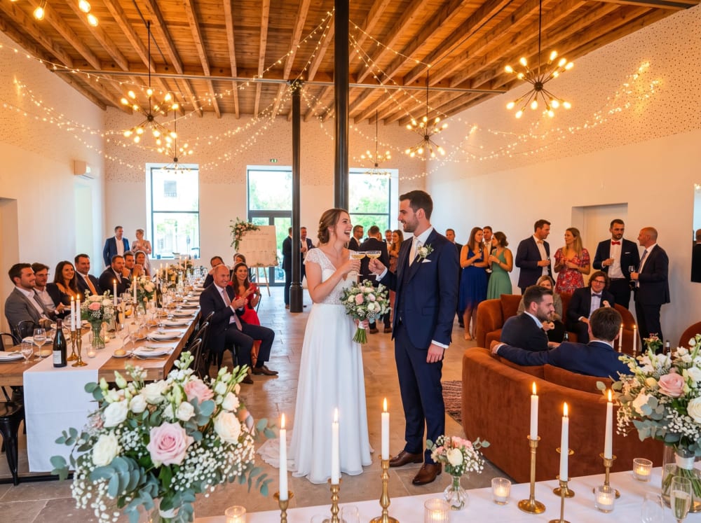 Lieu de réception pour célébrer un mariage chez Vindihouses