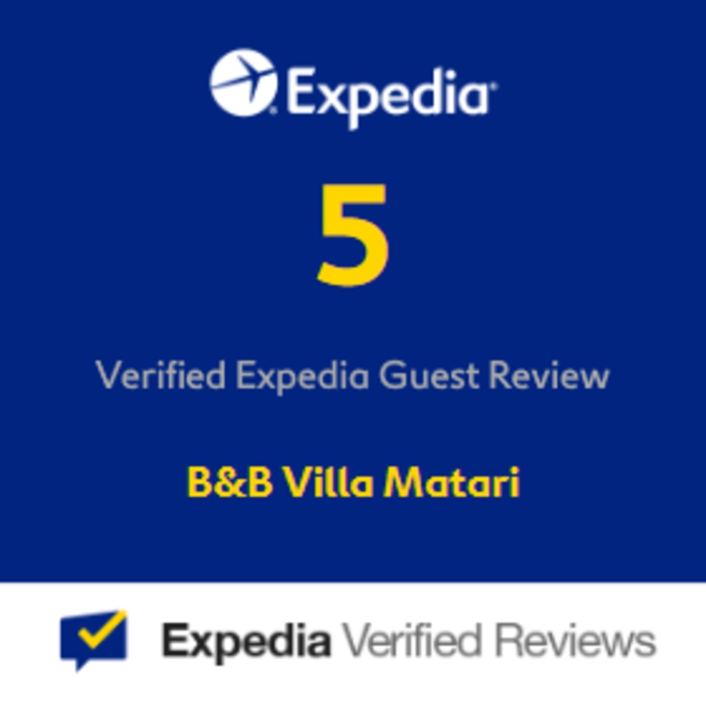 Expedia recensioni 5 su 5 per B&B Villa Matari