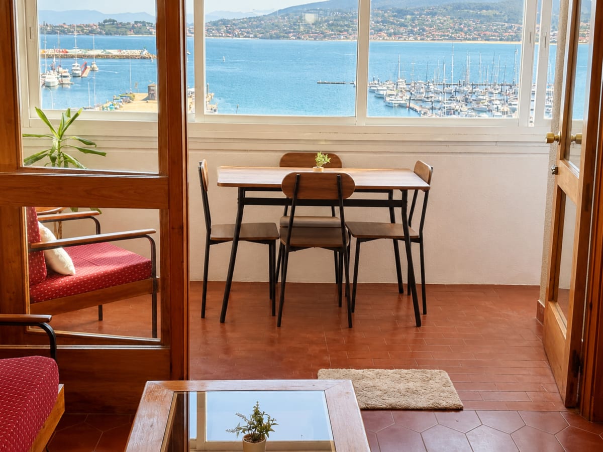 Apartamento Batea en Baiona con vistas al mar