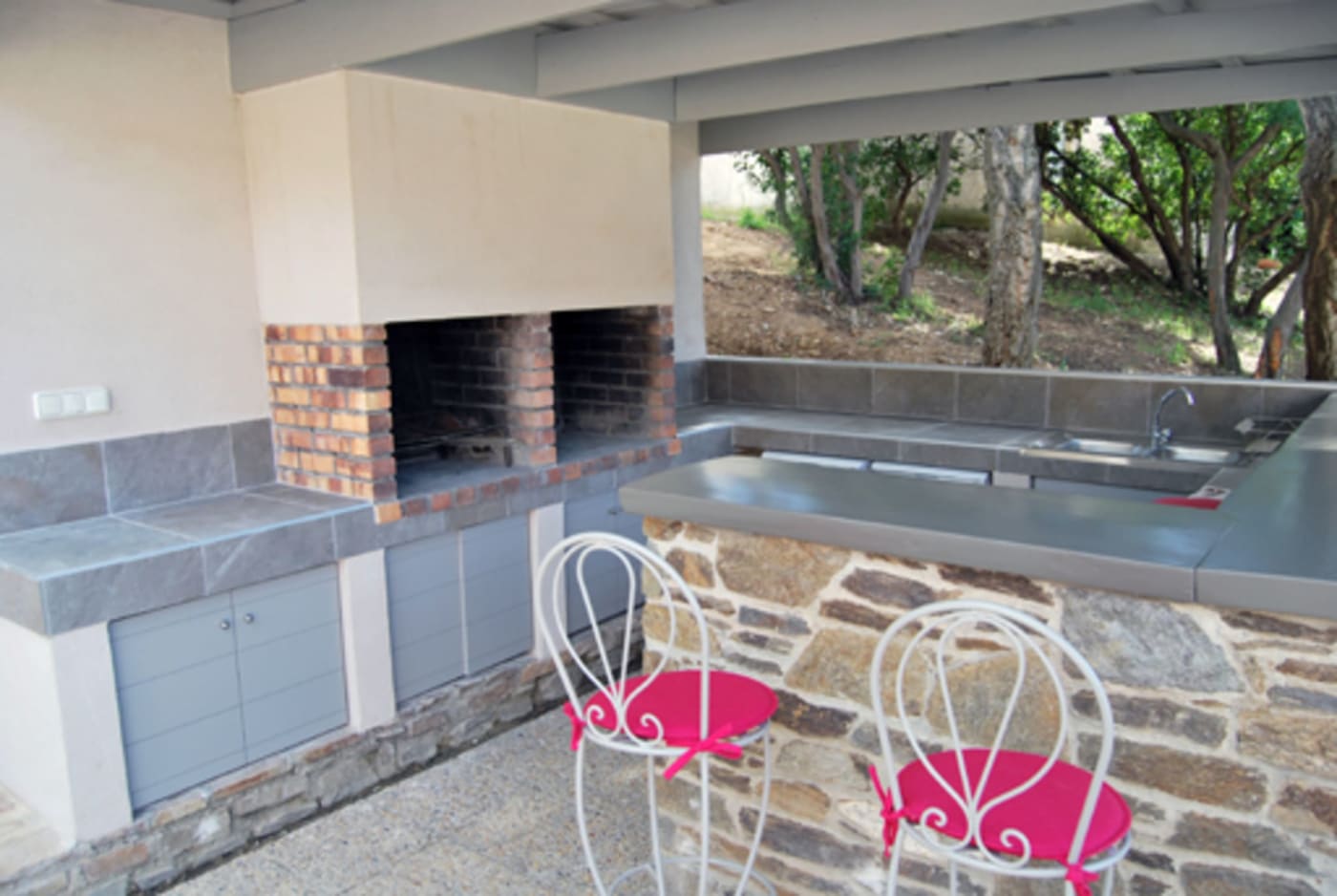 Eine Terrasse