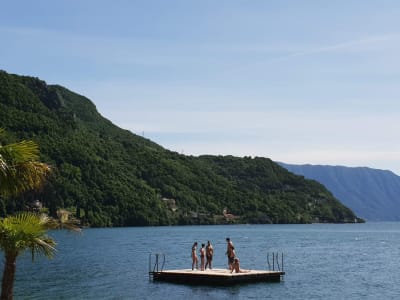 Bellano Lido: equipped beach