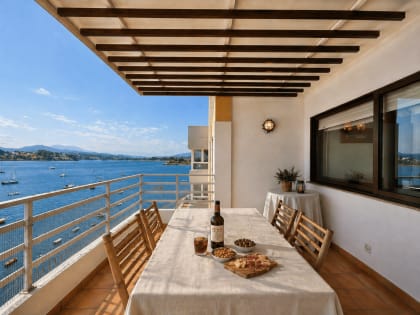 Bitácora apartamento con terraza y vistas al mar en Baiona