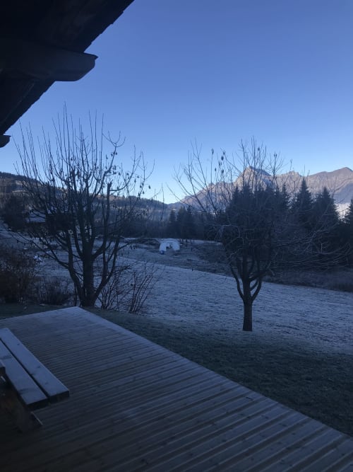 La Ferme des Georgières - Appartement de vacances 6 personnes vue montagne - Notre Dame de Bellecombe