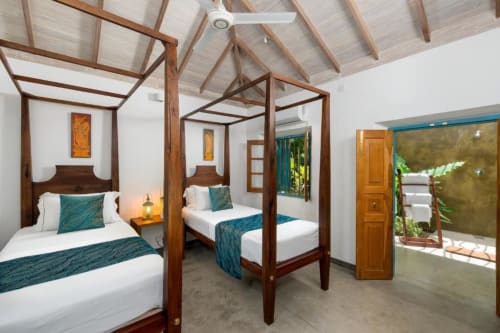 Stuthi Villa - Chambre avec lits jumeaux - Sri Lanka