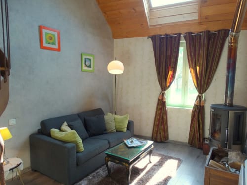 Cocooning lounge by the fire..... looking forward to the cool evenings of winter!