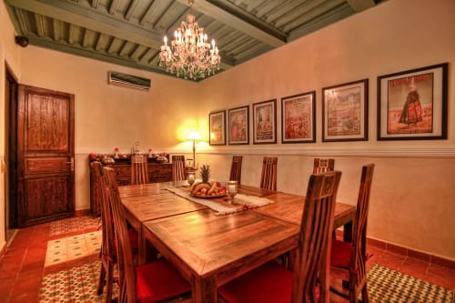 salle à manger - privatiser le Riad le clos des arts marrakech