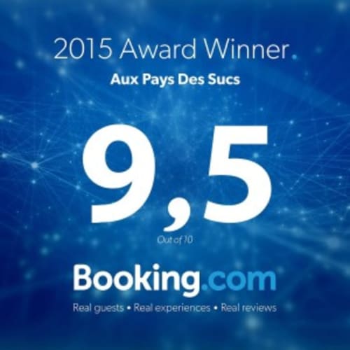 Aux Pays Des Sucs Saint-Hostien : 9,5/10 sur Booking.com en 2015