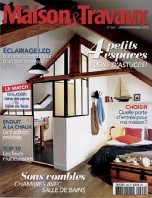 Maison & Travaux Magazincover mit Dachschlafzimmer Design, Dachfenstern und Speicherlösungen für kleine Räume