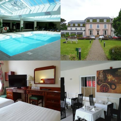 La Trelade Hotel St Martins: indoor pool, grounds, Classic Twin Room with TV and desk