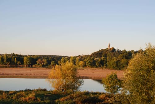 View of the Loire and Saint Eusèbe from the garden.