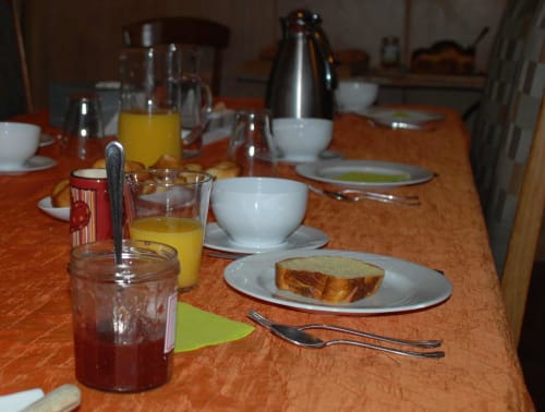 Breakfast in the diner room
