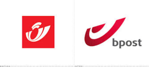bpost- und Postdienst-Logos für das Château d'Hassonville B&B in Marche-en-Famenne, Belgien