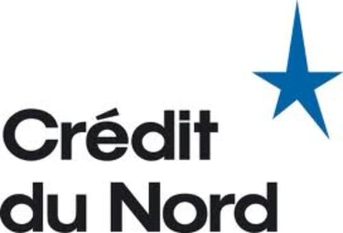 Crédit du Nord Logo mit blauem Stern, Château d'Hassonville Bed & Breakfast in Marche-en-Famenne, Belgien