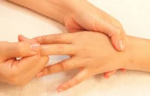 Hand feet and face massage